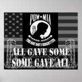 POW/MIA-Poster Poster (Vorne)