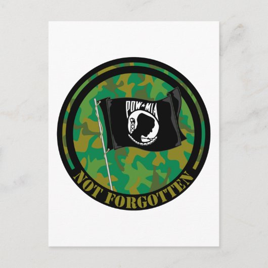 POW MIA POSTKARTE (Vorderseite)