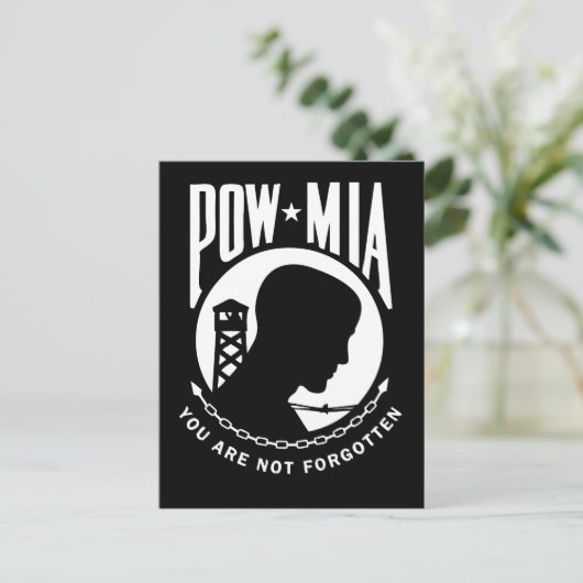 POW MIA Postkarte (Stehend Vorderseite)