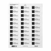 POW/MIA-Rücksendeadressen-Aufkleber (Vorne)