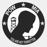 POW MIA Sticker