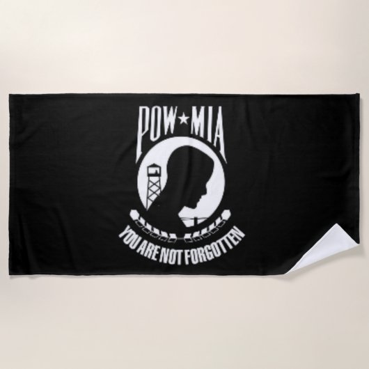 POW/MIA STRANDTUCH (Vorderseite)