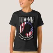Pow Mia Usa Flag You Are Not Forgotten T-Shirt (Vorderseite)
