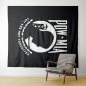 POW/MIA WANDTEPPICH (Beispiel (Horizontal))