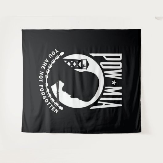 POW/MIA WANDTEPPICH (Vorderseite (Horizontal))