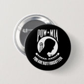 POW*MIA werden Sie nicht - Knopf vergessen Button (Vorne & Hinten)