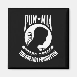 POW*MIA werden Sie nicht - Magnet vergessen