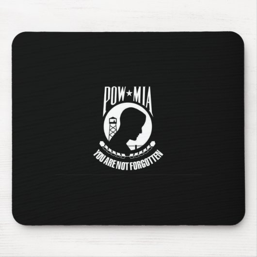 POW*MIA werden Sie nicht - Mousepad vergessen (Vorne)