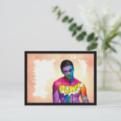 POW! - Originalgemälde Postkarte (Stehend Vorderseite)