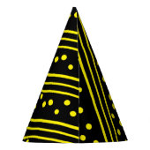 Pow Pop Art Cartoon Superpower Birthday Hat Partyhütchen (Rückseite)