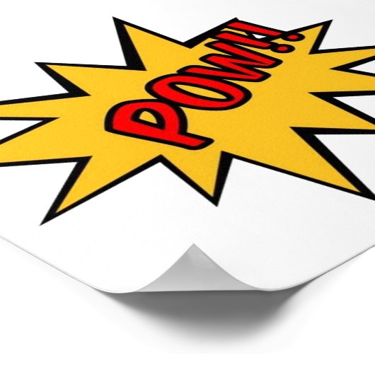 POW! Poster (Ecke)