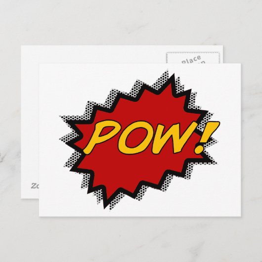 Pow Postkarte (Vorne/Hinten)