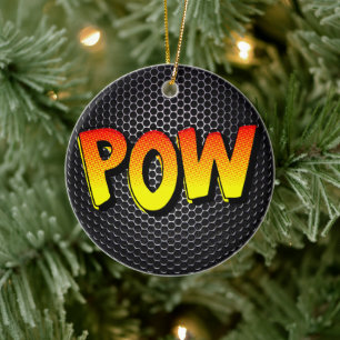 POW Retro Vibes Keramik Ornament