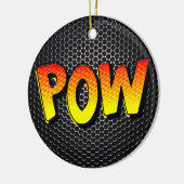 POW Retro Vibes Keramik Ornament (Links)