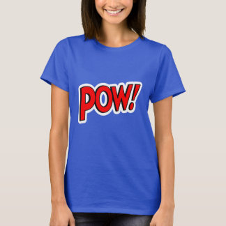 POW! Screwball Graphics Blau T-Shirt