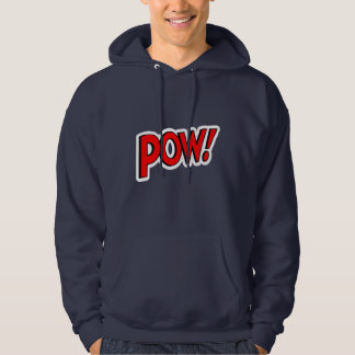 POW! Screwball Graphics Navy Blau Hoodie