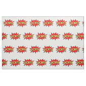 POW! - Superhero Comic Book Red/Yellow Buble Stoff (Fat Quarter (45,7 x 55,9 cm))