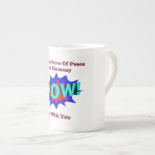 POW! Tasse für Frieden und Harmonie (Vorderseite Rechts)