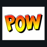 POW-Typografie Comic Pop Art Poster<br><div class="desc">POW typografisches Comic Pop Public Domain ,  Typografie ,  Comic Pop Art</div>