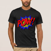 POW! Vintager Pop Art Comic Texteffekt T-Shirt (Vorderseite)