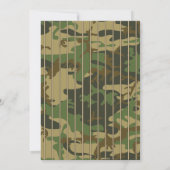 POW, War Themed Esroom, Birthday Party Einladung (Rückseite)