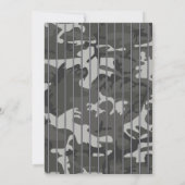 POW, War Themed Esroom, Birthday Party Einladung (Rückseite)