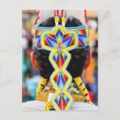 Pow Wow Beadwork Postkarte (Vorderseite)