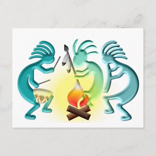 Pow Wow Postkarte (Vorderseite)