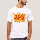 "Pow! Zap! Asemic!" Shirt der Männer (Vorderseite)