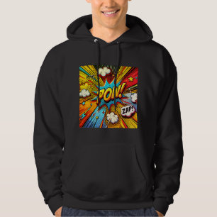 POW! ZAP! Comic Action Words - Spaß und Fett Desig Hoodie