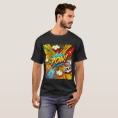 POW! ZAP! Comic Action Words - Spaß und Fett Desig T-Shirt (Vorne ganz)