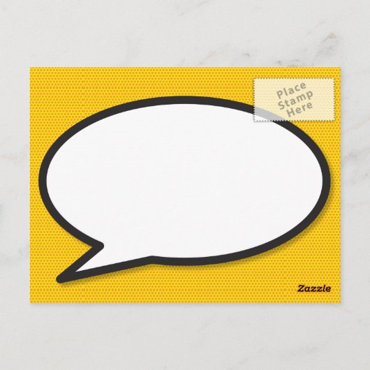 POW Zurückgestellte Änderung des Datums Comic Buch Postkarte (Rückseite)