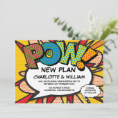 POW Zurückgestellte Änderung des Datums Comic Buch Save The Date (Stehend Vorderseite)