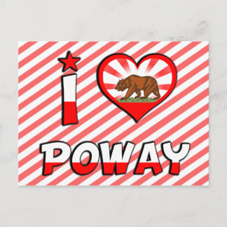 Poway, CA Postkarte