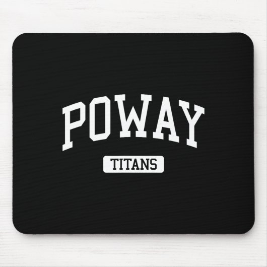 Poway High School Hs Ca Grafik Kunst Mousepad (Vorne)