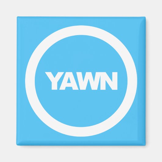 Powder Blue Dorm Kühlschrank Magnet (Vorne)