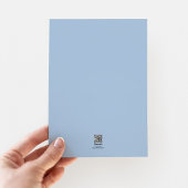 Powder Blue Elegant Minimalistische Typografie Hoc Einladung
