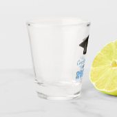 Powder Blue Herzlichen Glückwunsch Uni Graduate Schnapsglas (Links)