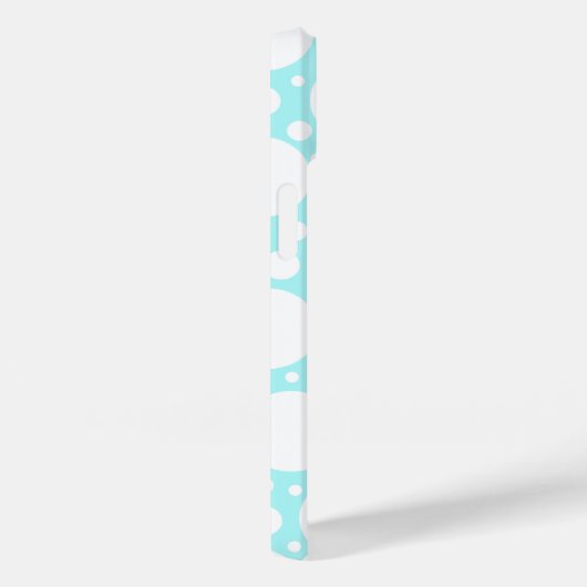 Powder Blue Polka Dot Case-Mate iPhone Hülle (Rückseite / Rechts)