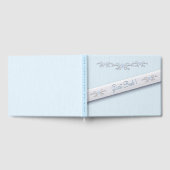 Powder Blue Simplicity Gästebuch (Voll)