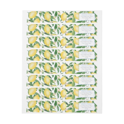 Powder Blue Sweet Baby Boy Lemons Babydusche (Bogen)