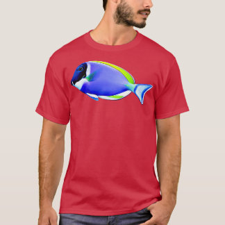 Powder Blue tang Salzwasser Riff T-Shirt