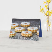 Powder Cookie Karte (Gelbe Blume)