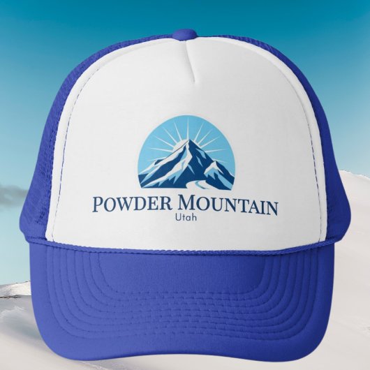 Powder Mountain utah ski resort Hat Truckerkappe