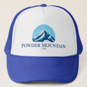 Powder Mountain Utah Skigebiet Mütze (Vorderseite)