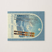 Powder Mountain Utah Skigebiet Spiel Puzzle (Horizontal)
