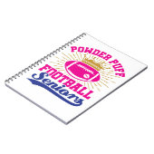 Powder Puff Football Senioren Notizblock (Linke Seite)