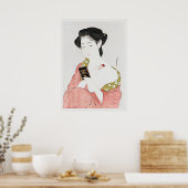 Powder von Goyō Hashiguchi (1918) Poster (Küche)