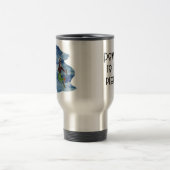 Powder zu den Snowboardern Reisebecher (Mittel)