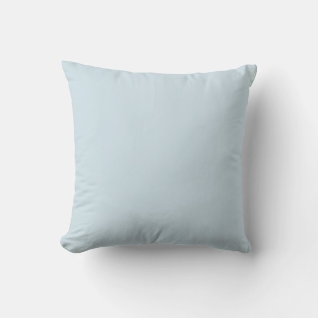 Powderblau Kissen solide Farbe (Vorderseite)